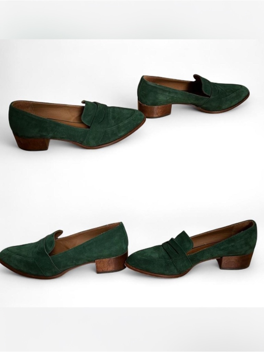 💜 Thelma Penny Loafers - Green (38) - Picture 5 of 7